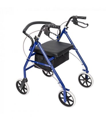Iron Walker with Wheels Black & Blue