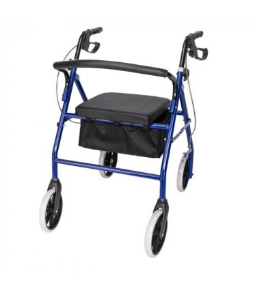 Iron Walker with Wheels Black & Blue