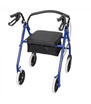 Iron Walker with Wheels Black & Blue