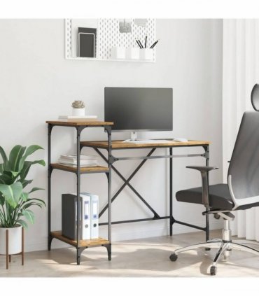 vidaXL Desk Old Wood 105 x 50 x 90 cm Engineered Wood