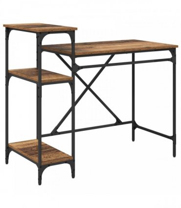 vidaXL Desk Old Wood 105 x 50 x 90 cm Engineered Wood
