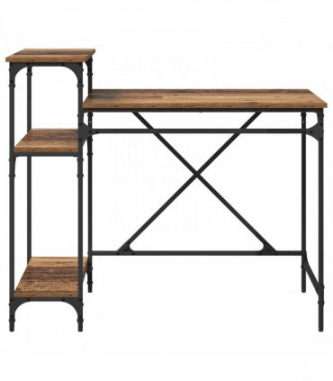 vidaXL Desk Old Wood 105 x 50 x 90 cm Engineered Wood