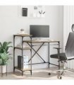 vidaXL Desk Artisan Oak 105 x 50 x 90 cm Engineered Wood