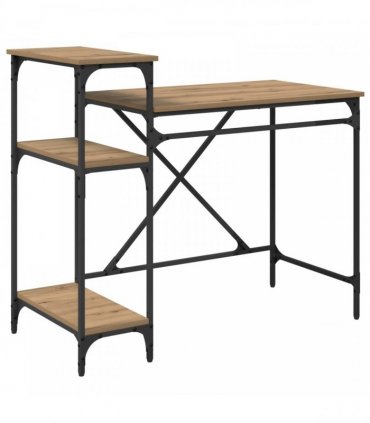 vidaXL Desk Artisan Oak 105 x 50 x 90 cm Engineered Wood