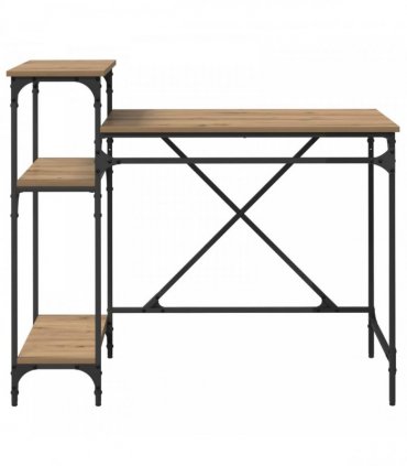 vidaXL Desk Artisan Oak 105 x 50 x 90 cm Engineered Wood