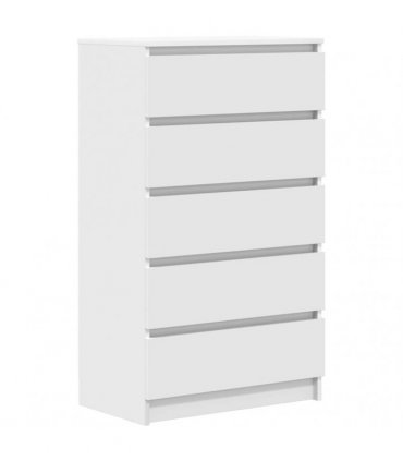 vidaXL Drawer Cabinet White 60x36x103 cm Engineered Wood