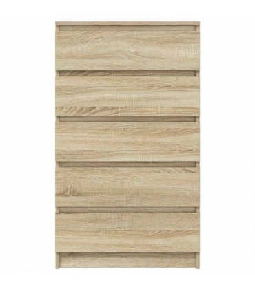 vidaXL Drawer Cabinet Sonoma Oak 60x36x103 cm Engineered Wood