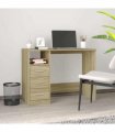 vidaXL Desk with Drawers Sonoma Oak 102x50x76 cm Engineered Wood