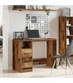 vidaXL Desk Old Wood 102x50x76 cm Engineered Wood