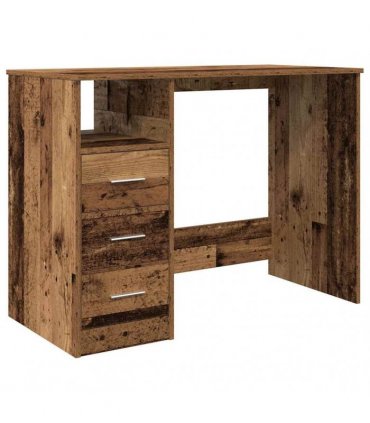 vidaXL Desk Old Wood 102x50x76 cm Engineered Wood
