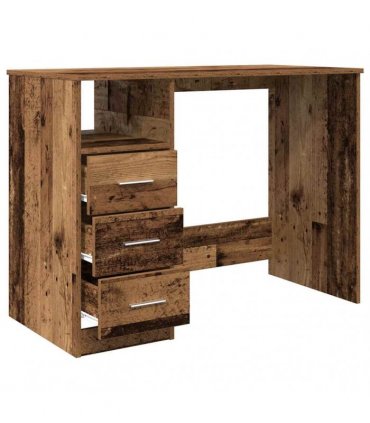 vidaXL Desk Old Wood 102x50x76 cm Engineered Wood