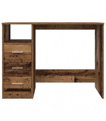 vidaXL Desk Old Wood 102x50x76 cm Engineered Wood