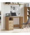 vidaXL Desk Artisan Oak 102x50x76 cm Engineered Wood