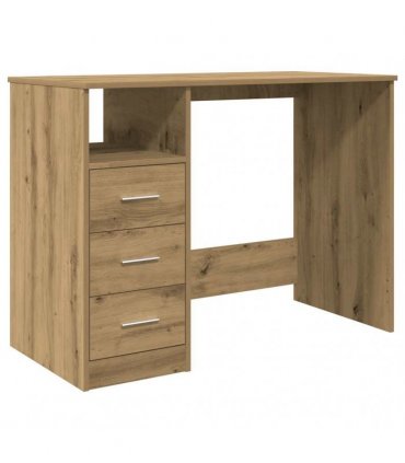 vidaXL Desk Artisan Oak 102x50x76 cm Engineered Wood