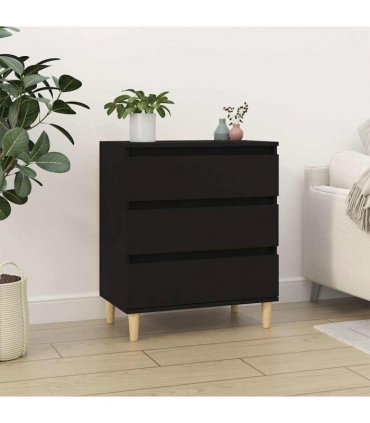 vidaXL Sideboard Black 60x35x70 cm Engineered Wood