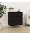 vidaXL Sideboard Black 60x35x70 cm Engineered Wood
