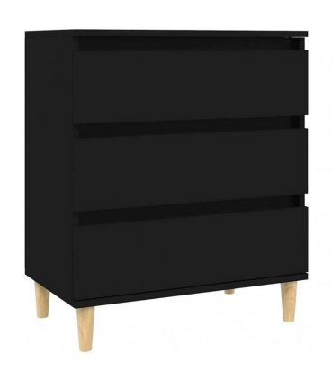 vidaXL Sideboard Black 60x35x70 cm Engineered Wood
