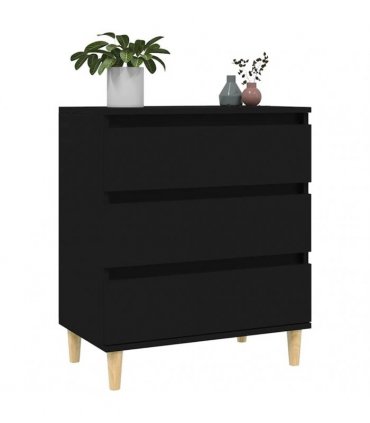 vidaXL Sideboard Black 60x35x70 cm Engineered Wood