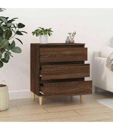 vidaXL Sideboard Brown Oak 60x35x70 cm Engineered Wood