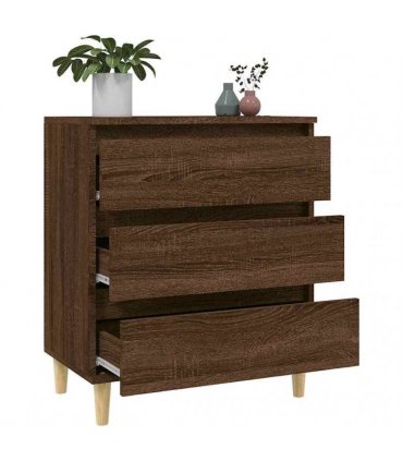 vidaXL Sideboard Brown Oak 60x35x70 cm Engineered Wood