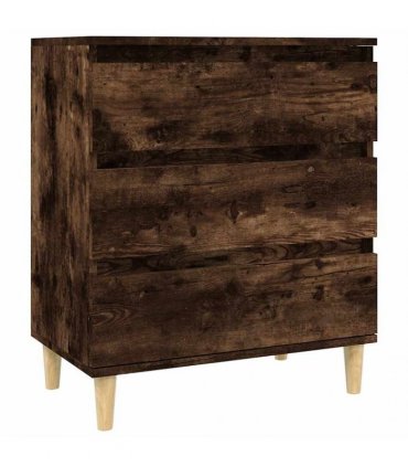 vidaXL Sideboard Smoked Oak 60x35x70 cm Engineered Wood — V0672037892