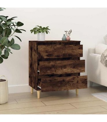 vidaXL Sideboard Smoked Oak 60x35x70 cm Engineered Wood — V0672037892