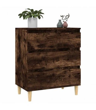 vidaXL Sideboard Smoked Oak 60x35x70 cm Engineered Wood — V0672037892