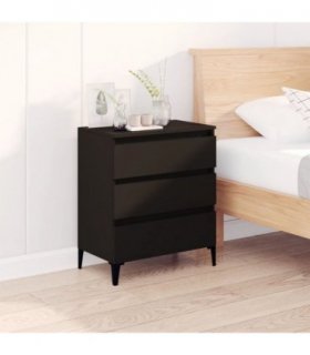 vidaXL Sideboard | Black | Engineered wood | Medium | Sideboard | Rectangular — V0672037894
