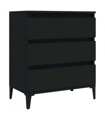 vidaXL Sideboard | Black | Engineered wood | Medium | Sideboard | Rectangular — V0672037894