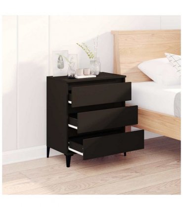 vidaXL Sideboard | Black | Engineered wood | Medium | Sideboard | Rectangular — V0672037894