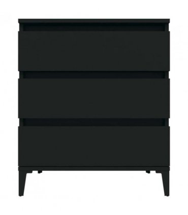 vidaXL Sideboard | Black | Engineered wood | Medium | Sideboard | Rectangular — V0672037894