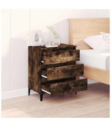 vidaXL Sideboard Smoked Oak 60x35x70 cm Engineered Wood — V0672037895