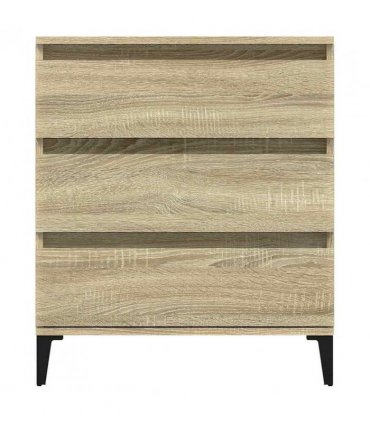vidaXL Sideboard Sonoma Oak 60x35x70 cm Engineered Wood — V0672037896