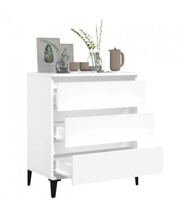 vidaXL Sideboard White 60x35x70 cm Engineered Wood — V0672037897