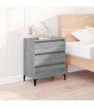 vidaXL Sideboard Grey Sonoma 60x35x70 cm Engineered Wood — V0672037898