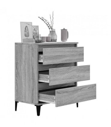 vidaXL Sideboard Grey Sonoma 60x35x70 cm Engineered Wood — V0672037898