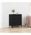 vidaXL Sideboard with Drawer Black Oak 60 x 35 x 70 cm Engineered Wood — V0672037899