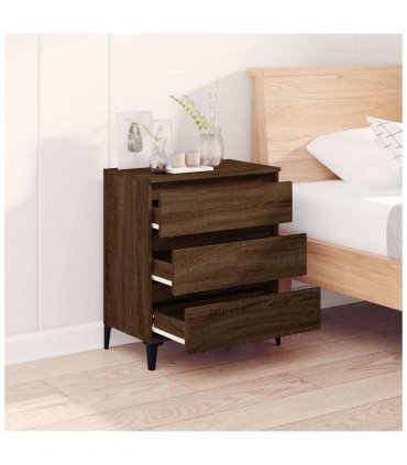 vidaXL Sideboard Brown Oak 60x35x70 cm Engineered Wood — V0672037901