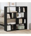vidaXL Book Cabinet/Room Divider Black Oak 105x24x102 cm