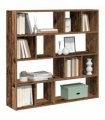 vidaXL Book Cabinet/Room Divider Old Wood 105x24x102 cm
