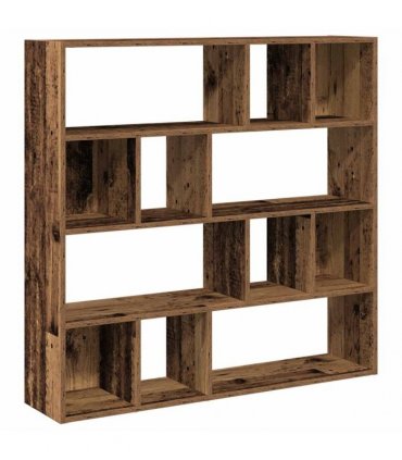 vidaXL Book Cabinet/Room Divider Old Wood 105x24x102 cm