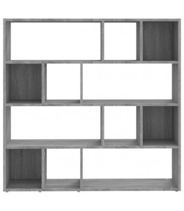 vidaXL Book Cabinet/Room Divider Grey Sonoma 105x24x102 cm