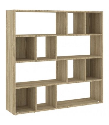 vidaXL Book Cabinet/Room Divider Sonoma Oak 105x24x102 cm