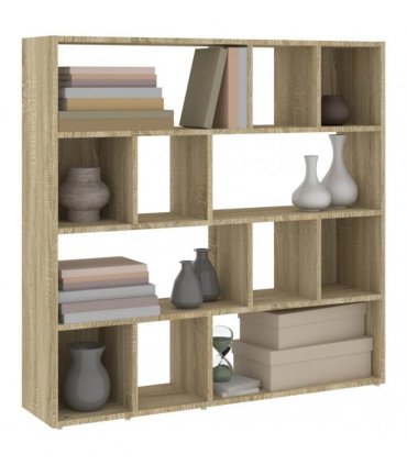 vidaXL Book Cabinet/Room Divider Sonoma Oak 105x24x102 cm