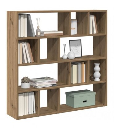vidaXL Book Cabinet/Room Divider Artisan Oak 105x24x102 cm