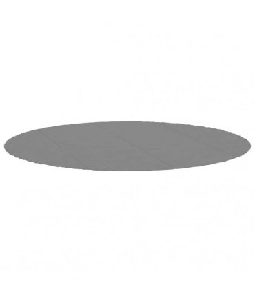 vidaXL Pool Ground Cloth Light Grey Ø458 cm Polyester Geotextile — Size: Ø 458 cm