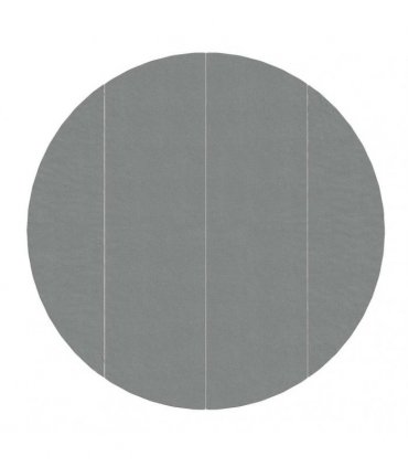 vidaXL Pool Ground Cloth Light Grey Ø458 cm Polyester Geotextile — Size: Ø 458 cm