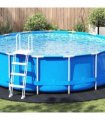 vidaXL Pool Ground Sheet Folding Black Ø 458 cm Non-woven Fabric
