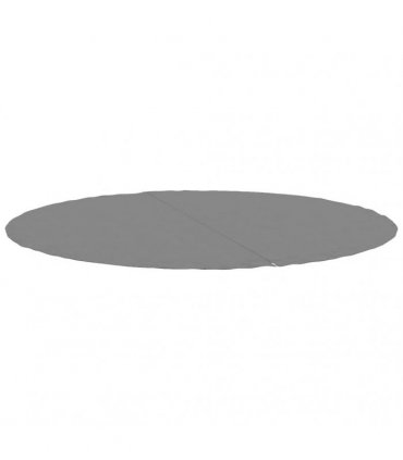 vidaXL Pool Ground Sheet Ø 244 cm Non-woven Fabric light grey
