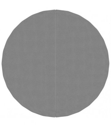 vidaXL Pool Ground Sheet Ø 244 cm Non-woven Fabric light grey